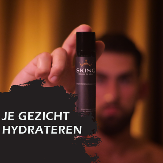 Gezicht hydrateren voor mannen